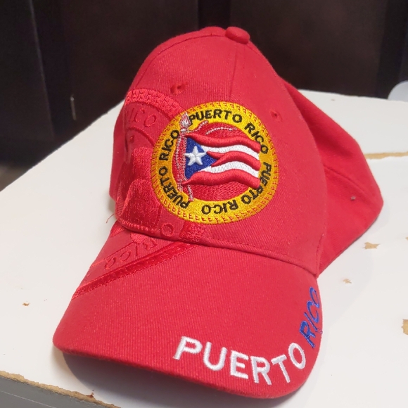Red Puerto Rico Cap - Picture 1 of 1